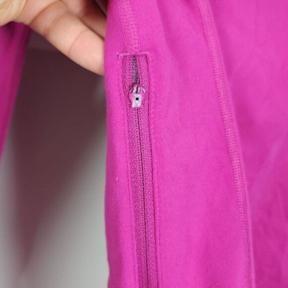 Lululemon Women's Stride Size 4 Pink Full-Zip Hooded Athletic Basic Jacket - Picture 10 of 12